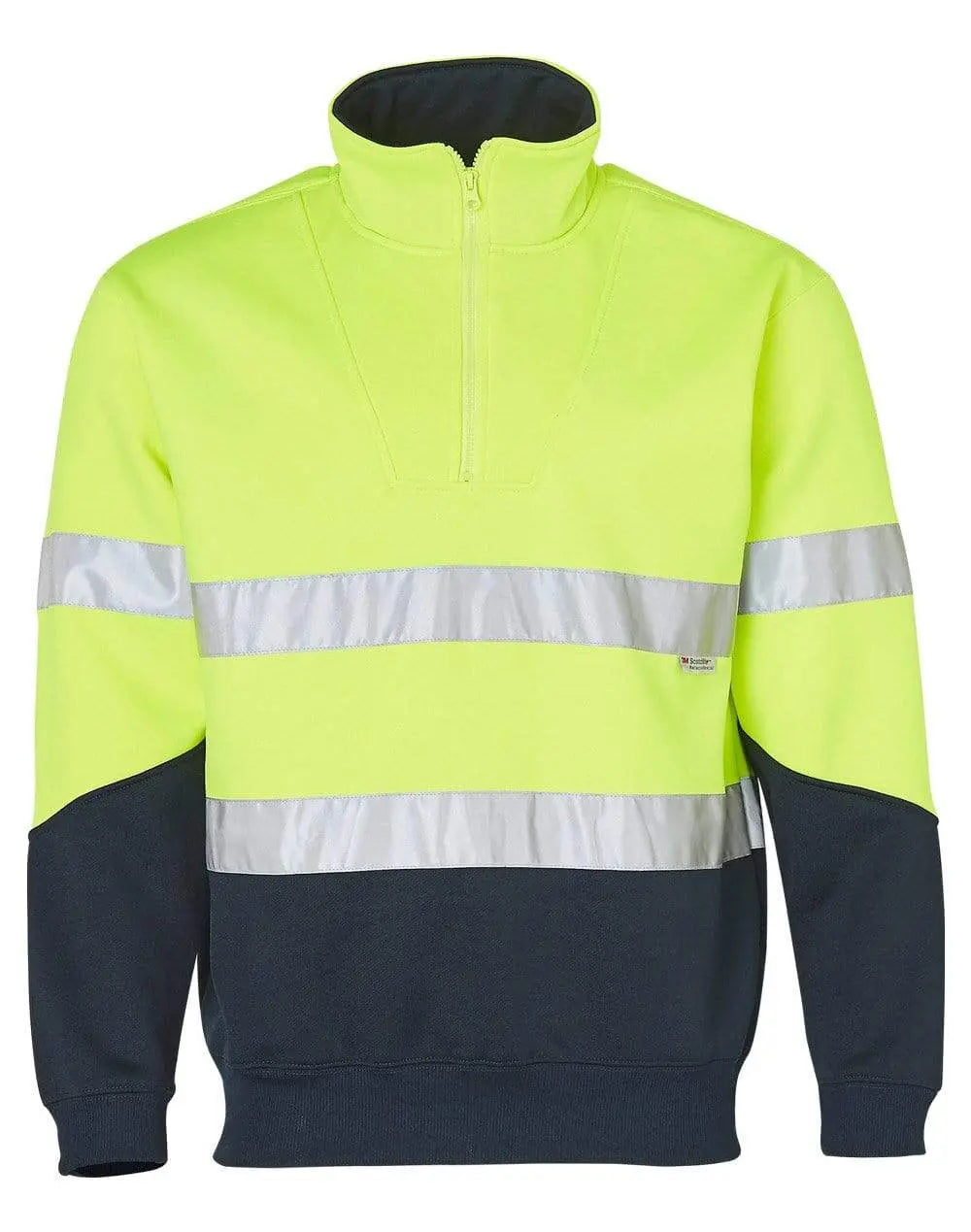 Hi-vis Long Sleeve Fleece Sweat SW14 Metro Workwear.